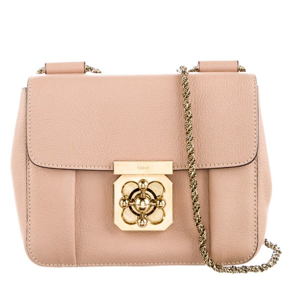 Chloe Elsie Small Bag Cream Leather - Picture 1 of 14